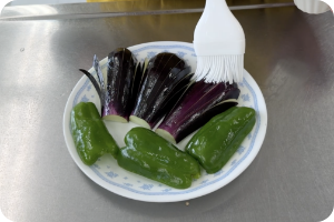 トッピングの準備